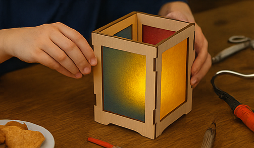 Lichtzauber mit Laser & Löten: Kreativer Laternen-Workshop für Kinder und Eltern