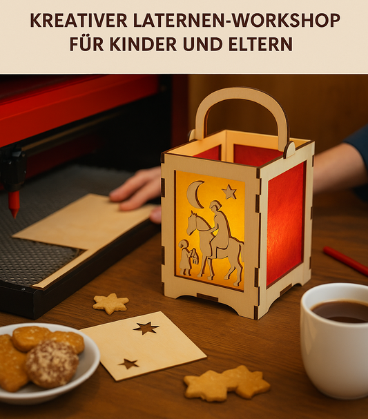 Lichtzauber lasern & löten: Kreativer Laternen-Workshop für Kinder und Eltern