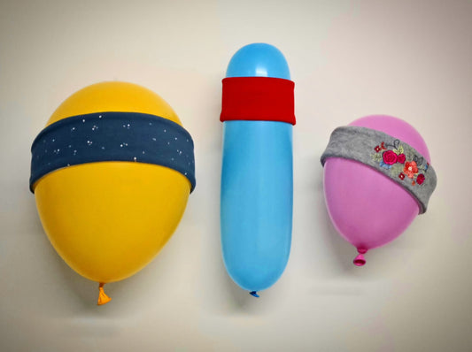 Stirnband nähen an der Overlock-Nähmaschine