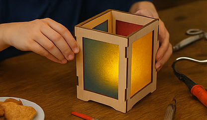 Lichtzauber lasern & löten: Kreativer Laternen-Workshop für Kinder und Eltern